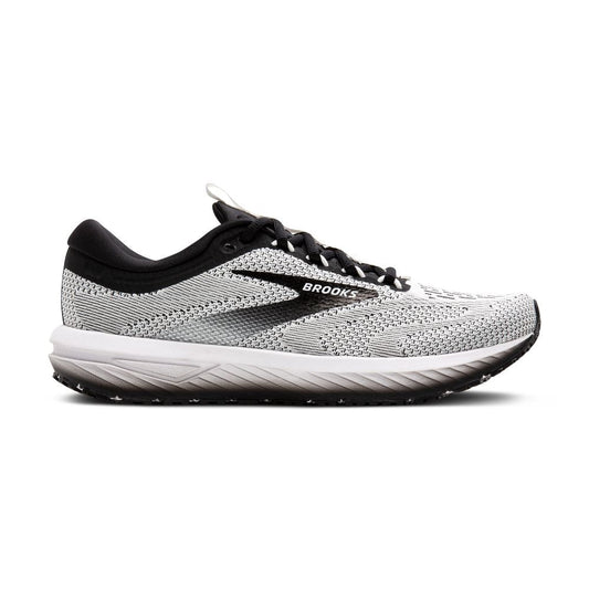 Women's Brooks Revel 7, White/Black, 6 B Medium