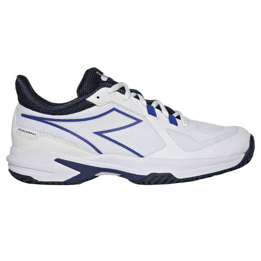 Men's Diadora Trofeo 2 All Ground, White/Surf the Web/Blue Corsair, 9 D Medium