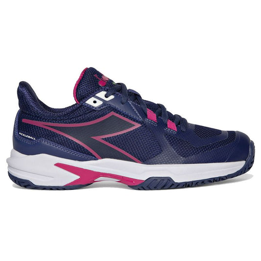Women's Diadora Trofeo 2 All Ground, Blueprint/Pink Yarrow/White, 6.5 B Medium
