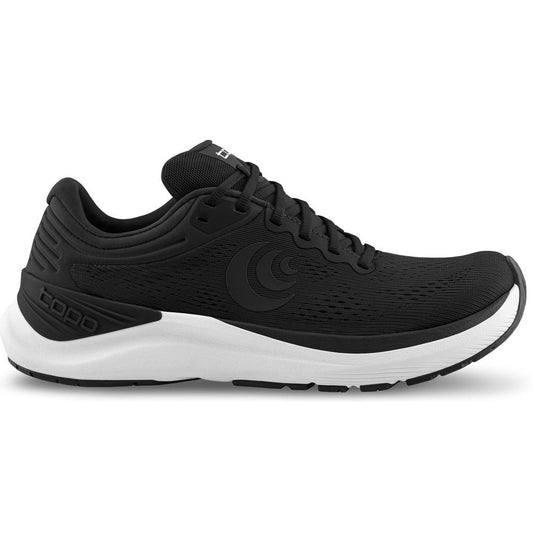 Women's Topo Athletic Ultrafly 4, Black/White, 6 D Wide