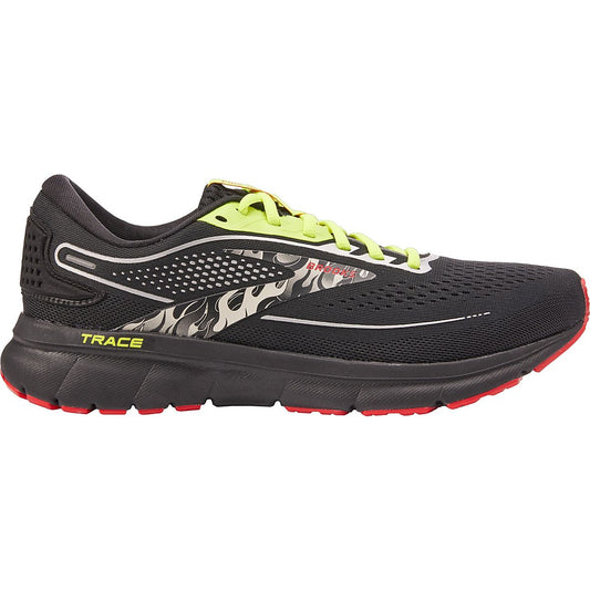 Men's Brooks Trace 2, Black/Nightlife/Red, 12 D Medium