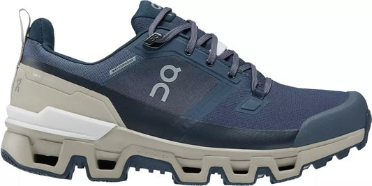 Women's On Cloudwander Waterproof, Navy/Desert, 9.5 B Medium