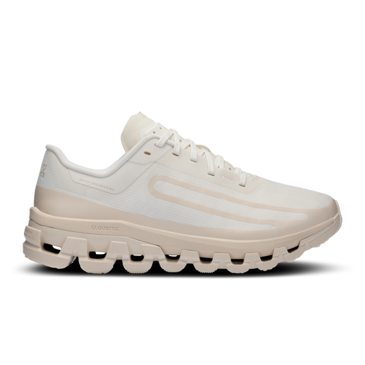 Women's On Cloudflow 4 IKON, White/Moon, 8.5 B Medium