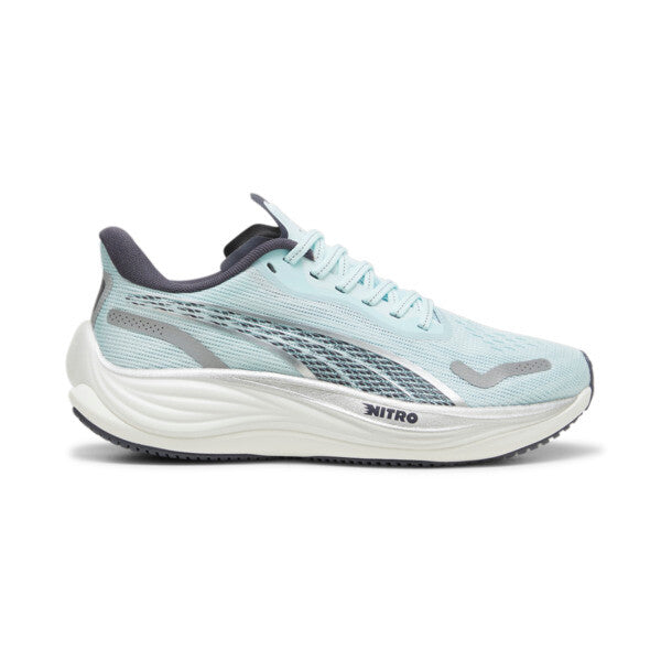 Women's Puma Velocity Nitro 3, Nitro Blue/Galactic Gray, 7 B Medium