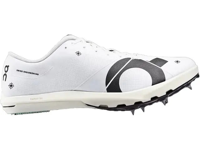 Men's On Cloudspike 10000m 2, Undyed-White/Mint, 12 D Medium