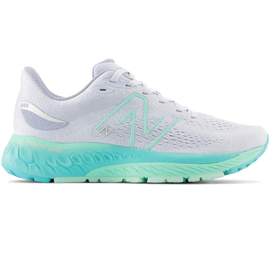 Women's New Balance Fresh Foam X 880v12, Starlight/Bright Mint/Cyber Jade, 8.5 B Medium