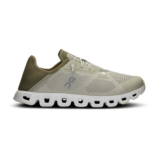 Men's On Cloud 5 Coast, Chalk/Olive, 10.5 D Medium
