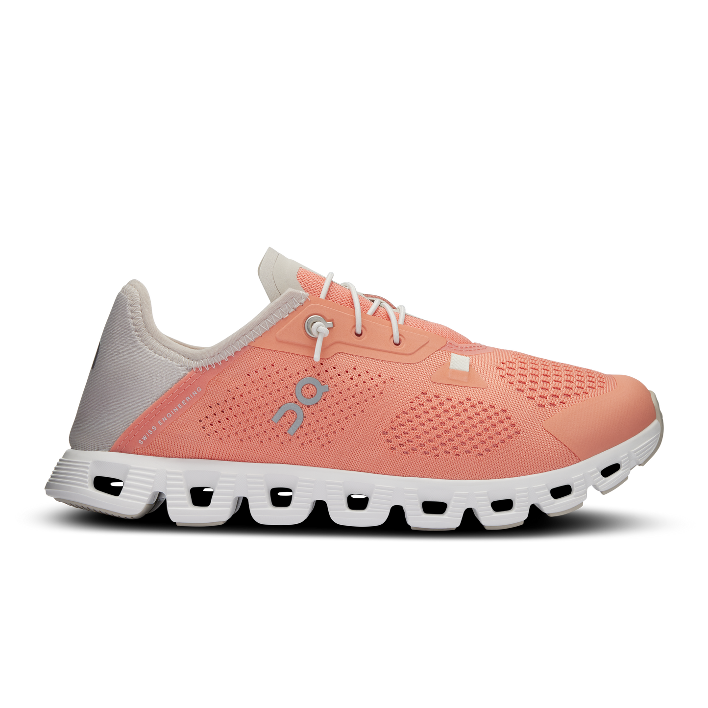 Women's On Cloud 5 Coast, Flamingo/Pearl, 9 B Medium