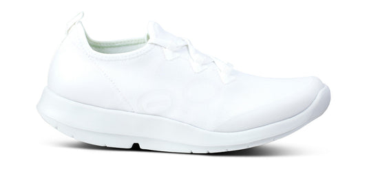 Men's OOFOS OOmg Sport LS, White, 11 D Medium