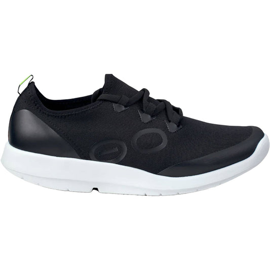 Men's OOFOS OOmg Sport LS, White/Black, 9 D Medium