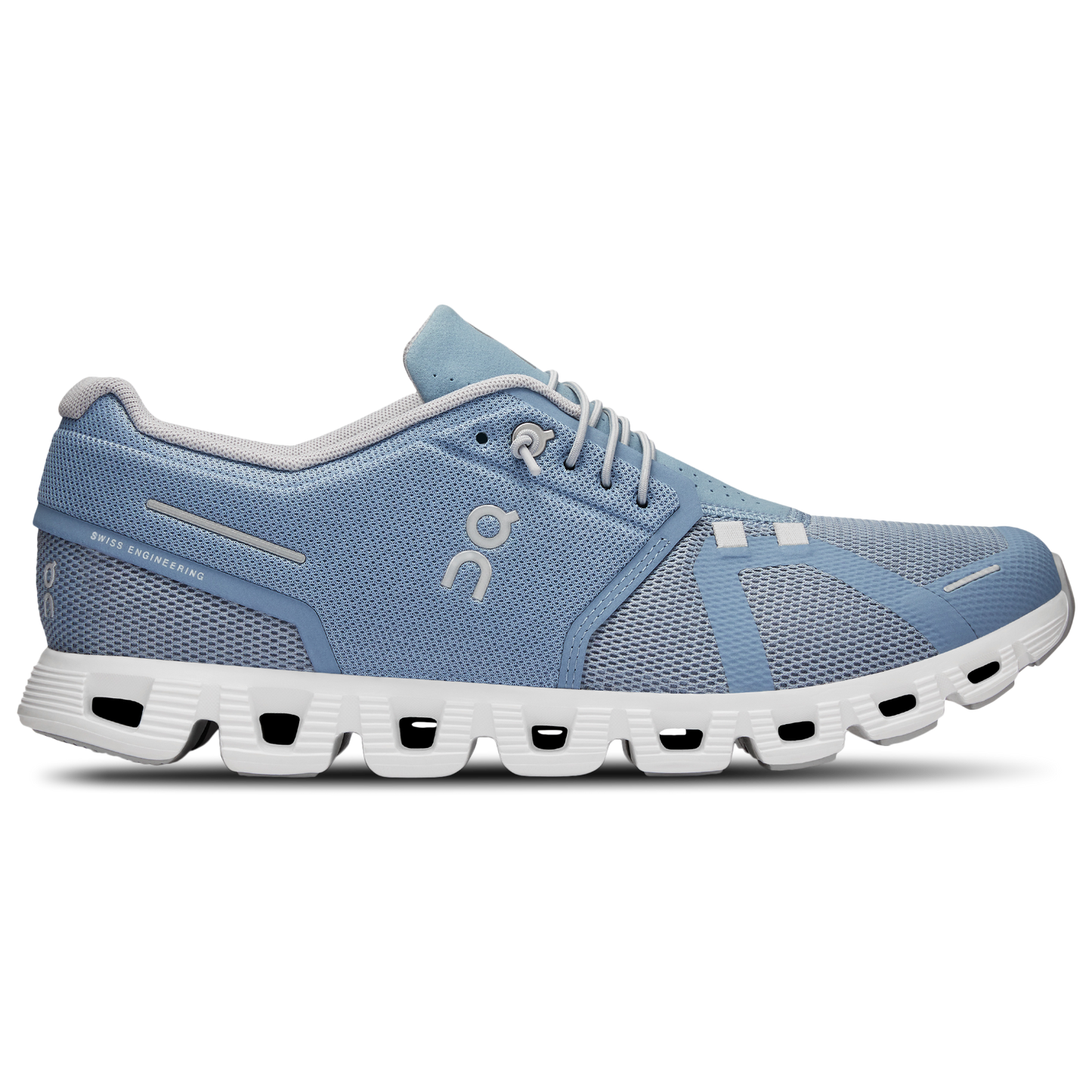 Men's On Cloud 5, Chambray/White, 13 D Medium