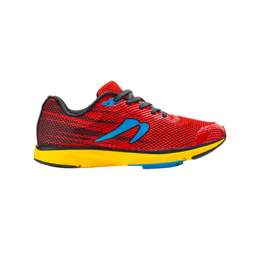 Men's Newton Running Distance 13, Red/Yellow, 12.5 D Medium