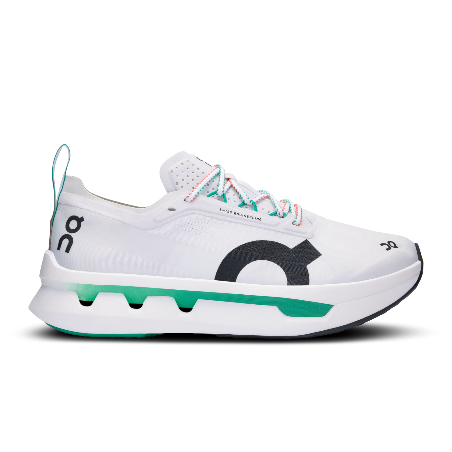 Women's On Cloudboom Zone, White/Flame, 9.5 B Medium