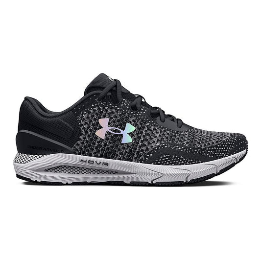 Women's Under Armour Hovr Intake 6, Black/Black/White, 6 B Medium