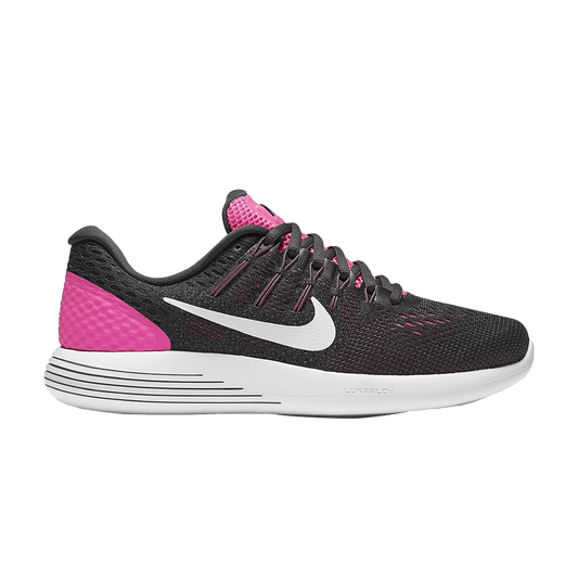Women's Nike Lunarglide 8, Pink Blast/Summit White, 9.5 B Medium