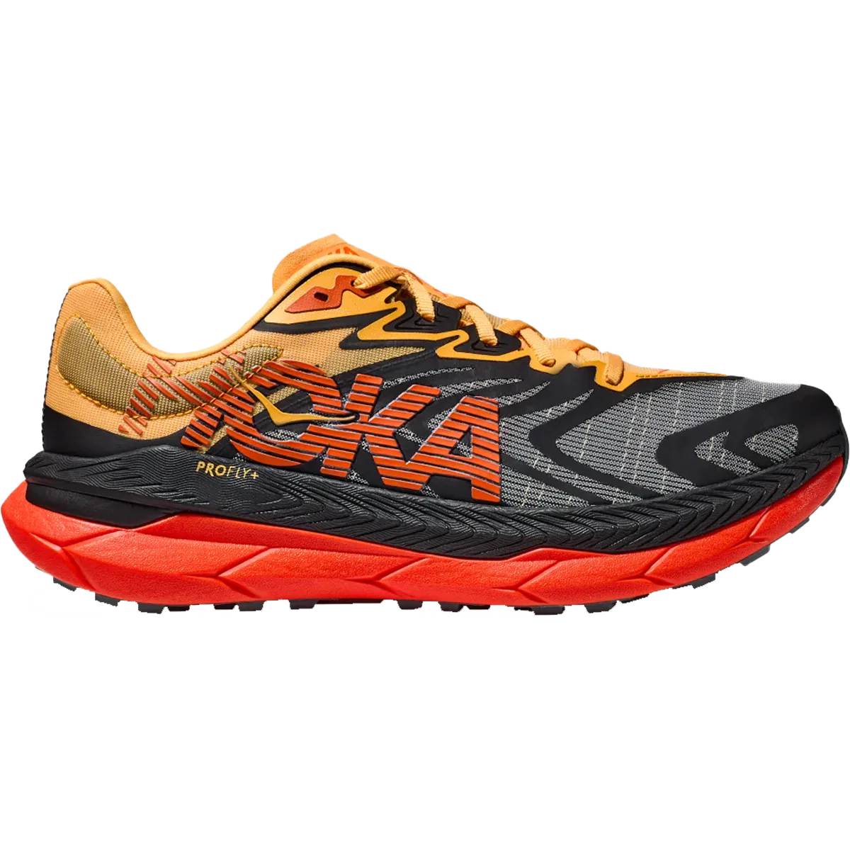 Men's Hoka Tecton X 2, Black/Flame, 8.5 D Medium