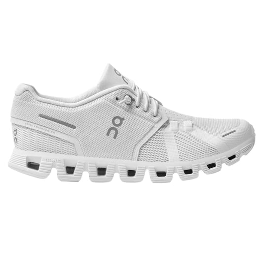 Women's On Cloud 5, All White, 9 B Medium