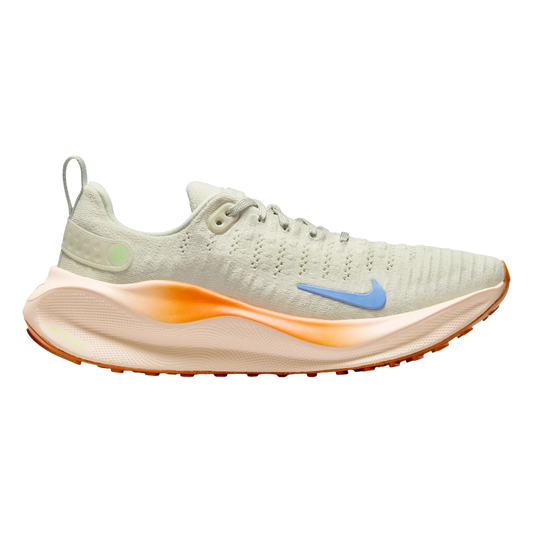 Women's Nike React InfinityRN 4, Sea Glass/Polar-Safety Orange, 7.5 B Medium