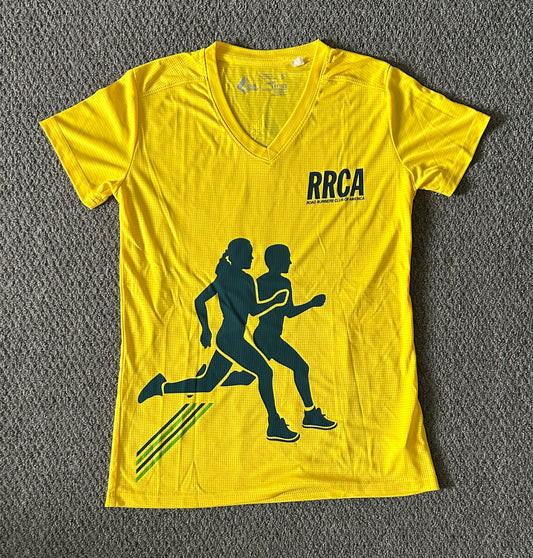 RRCA Vneck Tech Shirt by Leslie Jordan