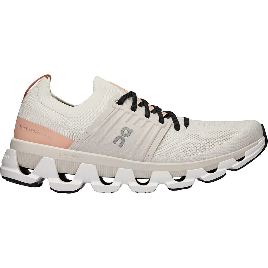 Women's On Cloudswift 3, Ivory/Rose, 5 B Medium