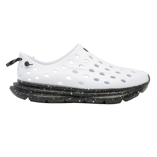 Women's Kane Revive, White/Black Speckle, 10 B Medium