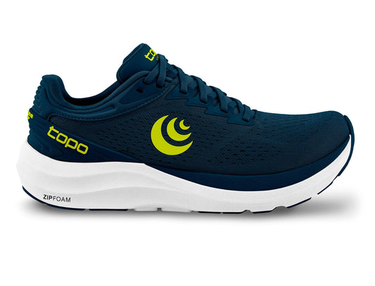 Men's Topo Athletic Phantom 3, Navy/Lime, 13 D Medium