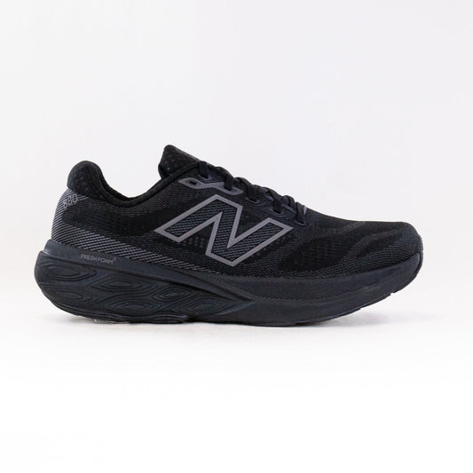 Men's New Balance Fresh Foam X 880v15, Black/Black/Black Metallic, 15 D Medium