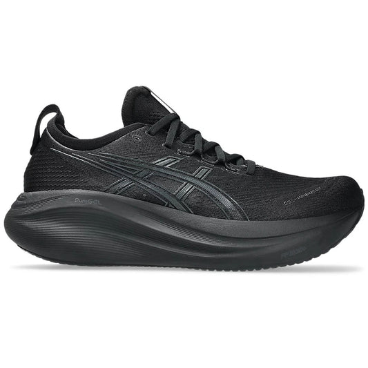 Men's Asics Gel-Nimbus 27, Black/Graphite Grey, 9 D Medium