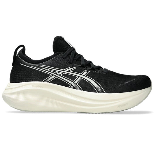 Men's Asics Gel-Nimbus 27, Black/Lake Grey, 14 D Medium