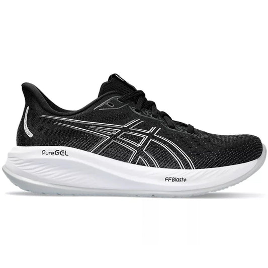 Women's Asics Gel-Cumulus 26, Black/Concrete, 8.5 D Wide