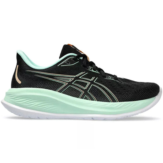Women's Asics Gel-Cumulus 26, Black/Mint Tint, 10 B Medium