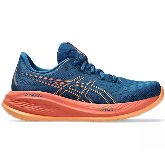 Women's Asics Gel-Cumulus 26, Rich Navy/Faded Orange, 10 B Medium