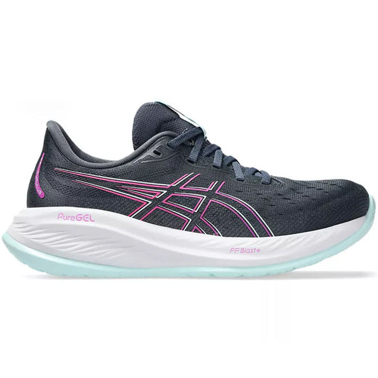 Women's Asics Gel-Cumulus 26, Tarmac/Bold Magenta, 10 B Medium