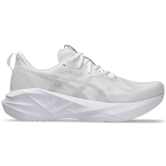 Men's Asics Novablast 5, White/Piedmont Grey, 13 D Medium