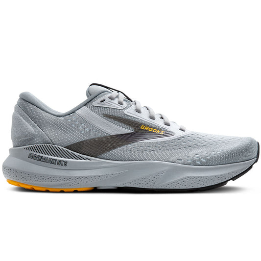 Men's Brooks Adrenaline GTS 24, Alloy/White/Gold Fusion, 8 4E Extra Wide
