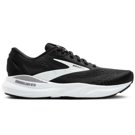 Men's Brooks Adrenaline GTS 24, Black/White, 8 D Medium