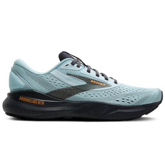 Men's Brooks Adrenaline GTS 24, Winter Sky/Ebony/Orange, 11 D Medium