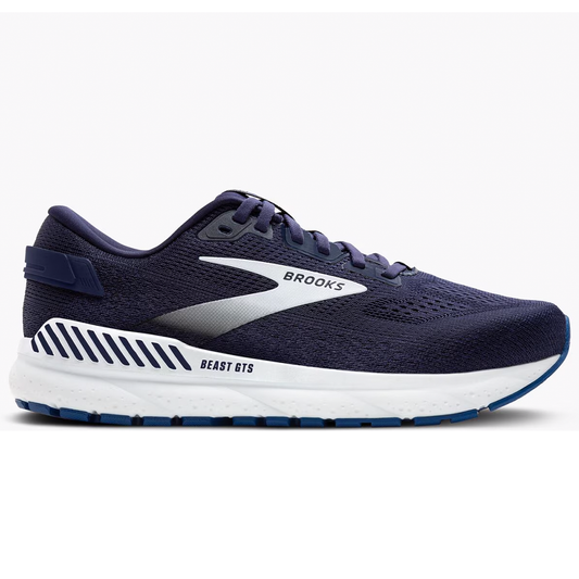 Men's Brooks Beast GTS 24, Peacoat/True Navy/White, 12.5 4E Extra Wide