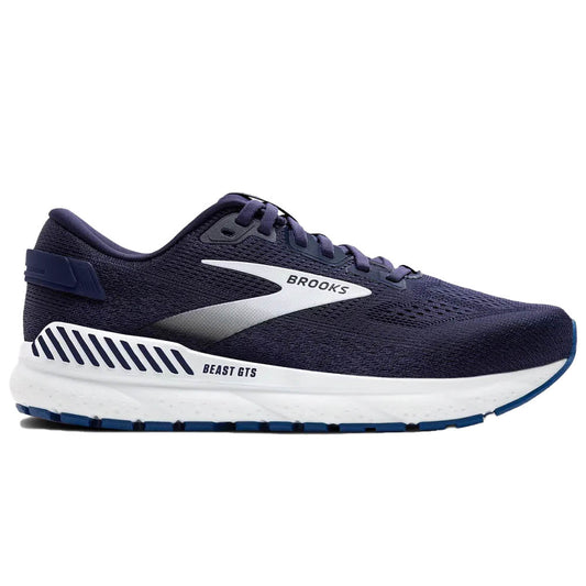 Men's Brooks Beast GTS 24, Peacoat/True Navy/White, 8.5 4E Extra Wide