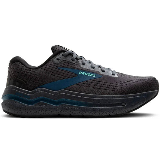 Men's Brooks Ghost Max 2, Ebony/Cockatoo/Blue Sapphire, 7.5 D Medium