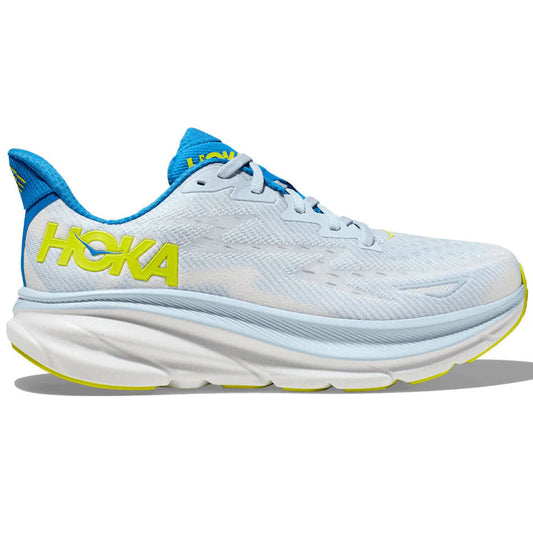 Men's Hoka Clifton 9, Ice Water/Evening Primrose, 8 D Medium