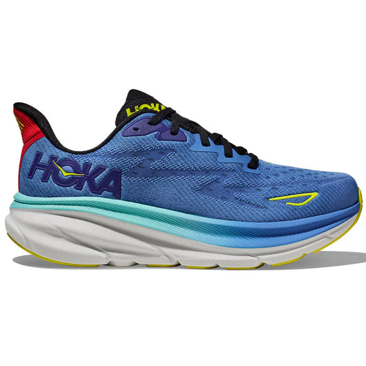 Men's Hoka Clifton 9, Virtual Blue/Cerise, 9.5 D Medium