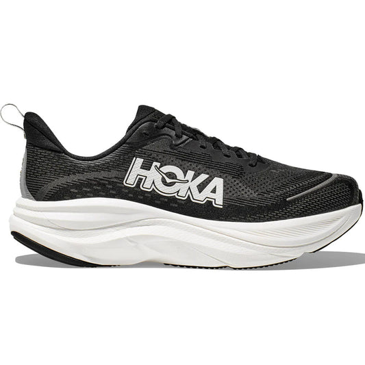 Men's Hoka Skyflow, Black/White, 11 D Medium