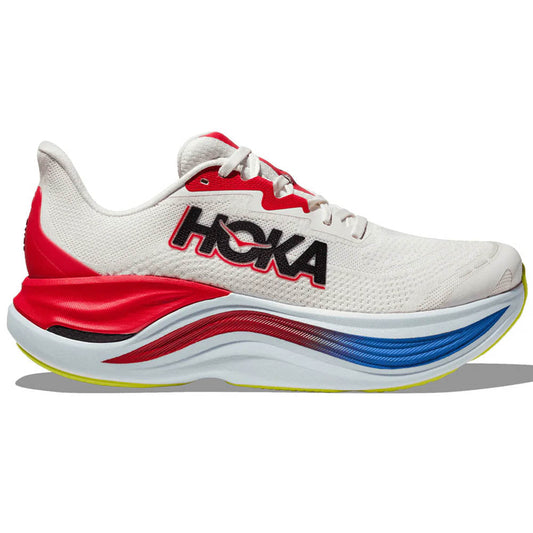 Men's Hoka Skyward X, Blanc De Blanc/Virtual Blue, 9.5 D Medium