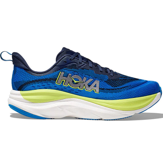 Men's Hoka Skyflow, Varsity Navy/Electric Cobalt, 10 D Medium