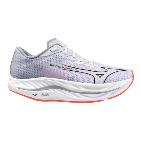Men's Mizuno Wave Rebellion Flash 2, White-Black, 13 D Medium