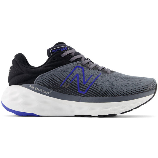 Men's New Balance Fresh Foam X 840v1, Castlerock/Marine Blue/Black/Silver Metalic, 9.5 D Medium