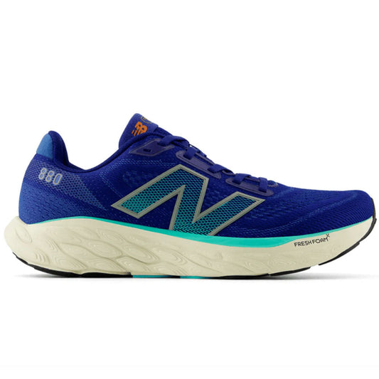 Men's New Balance Fresh Foam X 880v14, Inkwell/Cyber Jade/Dark Silver Metallic, 12.5 D Medium