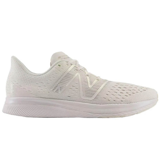 Men's New Balance FuelCell Supercomp Pacer, White with white iridescent and silver metalic, 8.5 D Medium
