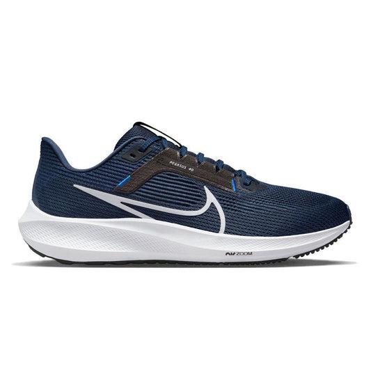 Men's Nike Pegasus 40, Midnight Navy/Pure Platinum-Black, 12.5 D Medium